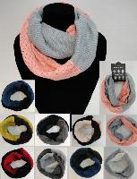 Knitted Infinity Scarf [Basket Weave]